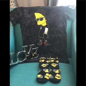 BUNDLE BUY YOUNG MEN’S NEFF LOGIO SHIRT AND SOCKS